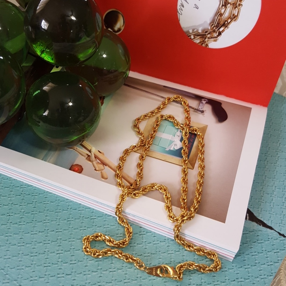 14K GP Long Necklace